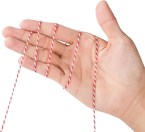 Miniatura 4 de XKDOUS Cordeles para panaderos de 984 pies, 2 rollos de cuerda de algodón natural de 0.079 pulgadas para manualidades de Navidad, envoltura de