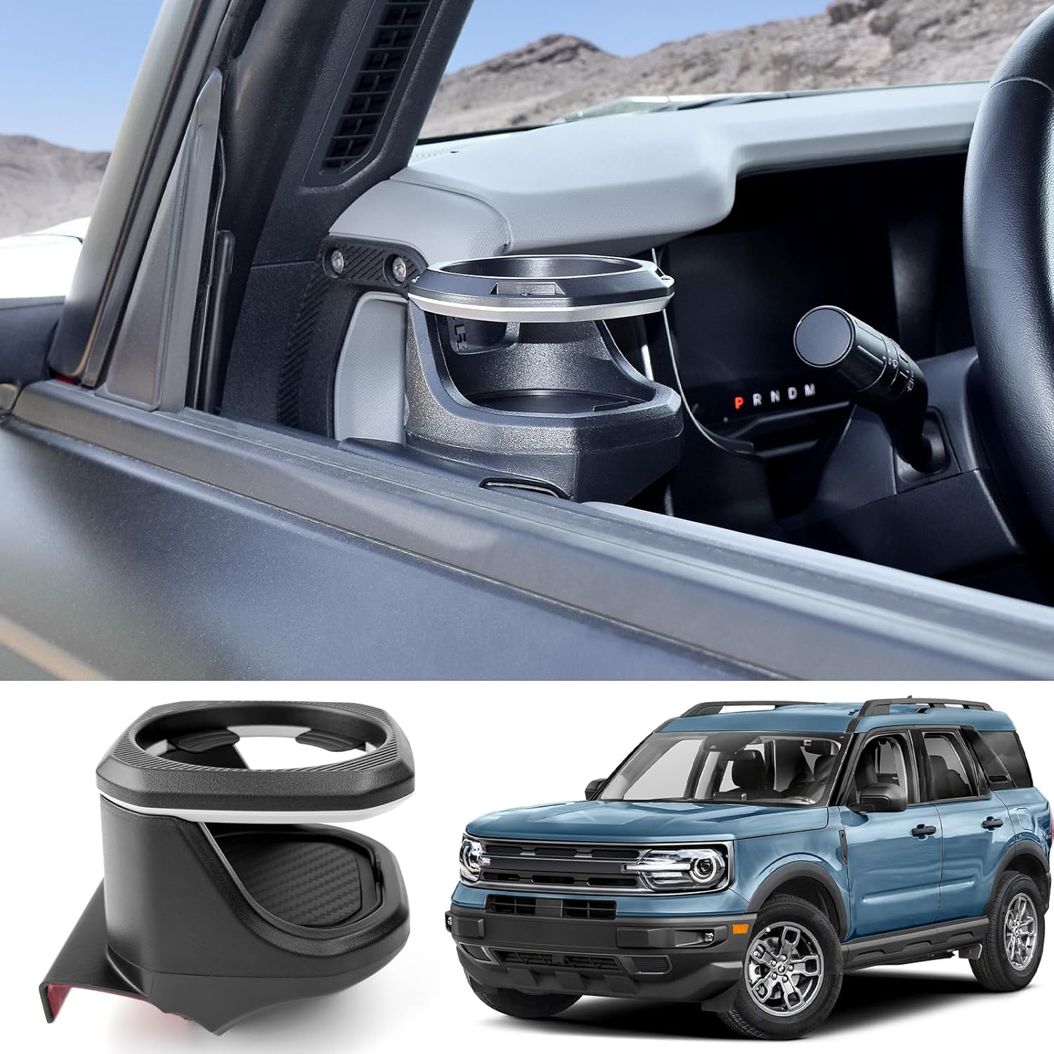 Window Cup Holder Compatible with 2021-2025 Ford Bronco 2/4 Doors, Driver Side Car Door Cup Holder, Extra Drink Holder, 2021 2022 2023 2024 2025 Ford Bronco Accessories (Left) Window Cup Holder Compatible with 2021-2025 Ford Bronco 2/4 Doors, Driver Side Car Door Cup Holder, Extra Drink Holder, 2021 2022 2023 2024 2025 Ford Bronco Accessories (Left) 