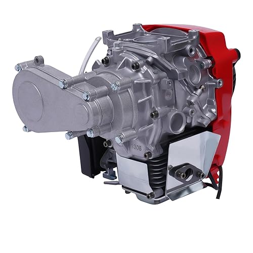 Miniatura 6 de Kit de motor de gasolina de 4 tiempos y 53 cc, motor motorizado de bicicleta de gasolina de gasolina, motor de doble cadena refrigerado por aire