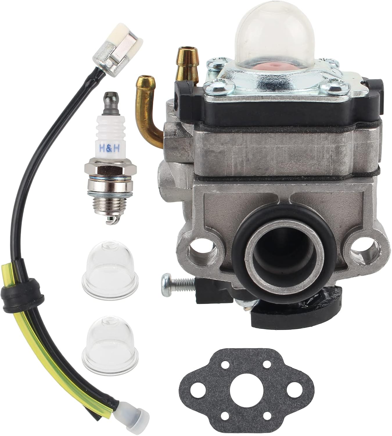 Carburetor Kit For TB144 TB146EC Tiller Cultivator Carburetor Kit For Troy- Bilt TB144 & TB146EC Tiller – Includes Fuel Filter & Gasket, Part #753-1225 / 753-05251 Troy Bilt Tb146ec Carburetor - Foto 6