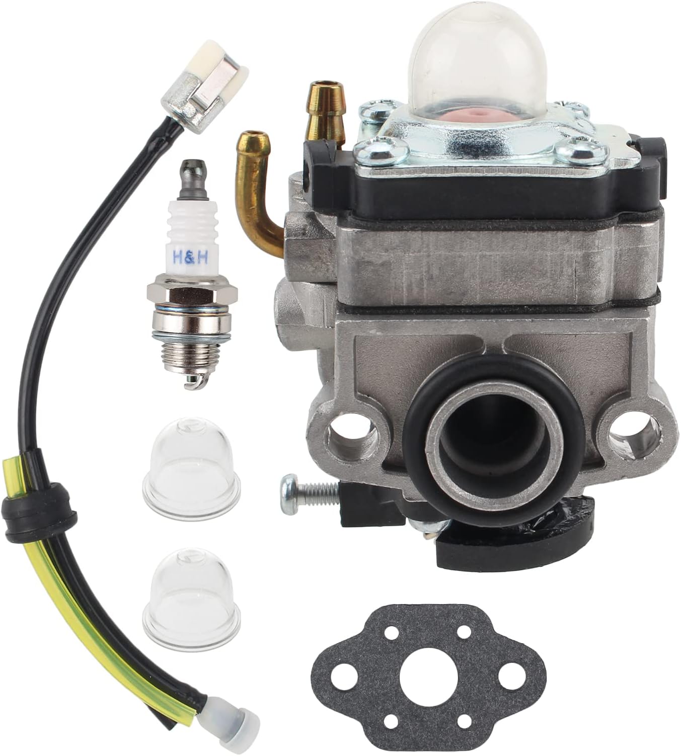 Carbhub 753-05251 Carburetor for Troy-Bilt TB146EC TB144 TB425CS TB475SS TB490BC TB514CS TB514ES TBE515 TB525CS TB525ES TB525ET TB539E TB575ES TB590BC Edger Trimmer Replace for 753-05251,753-04296