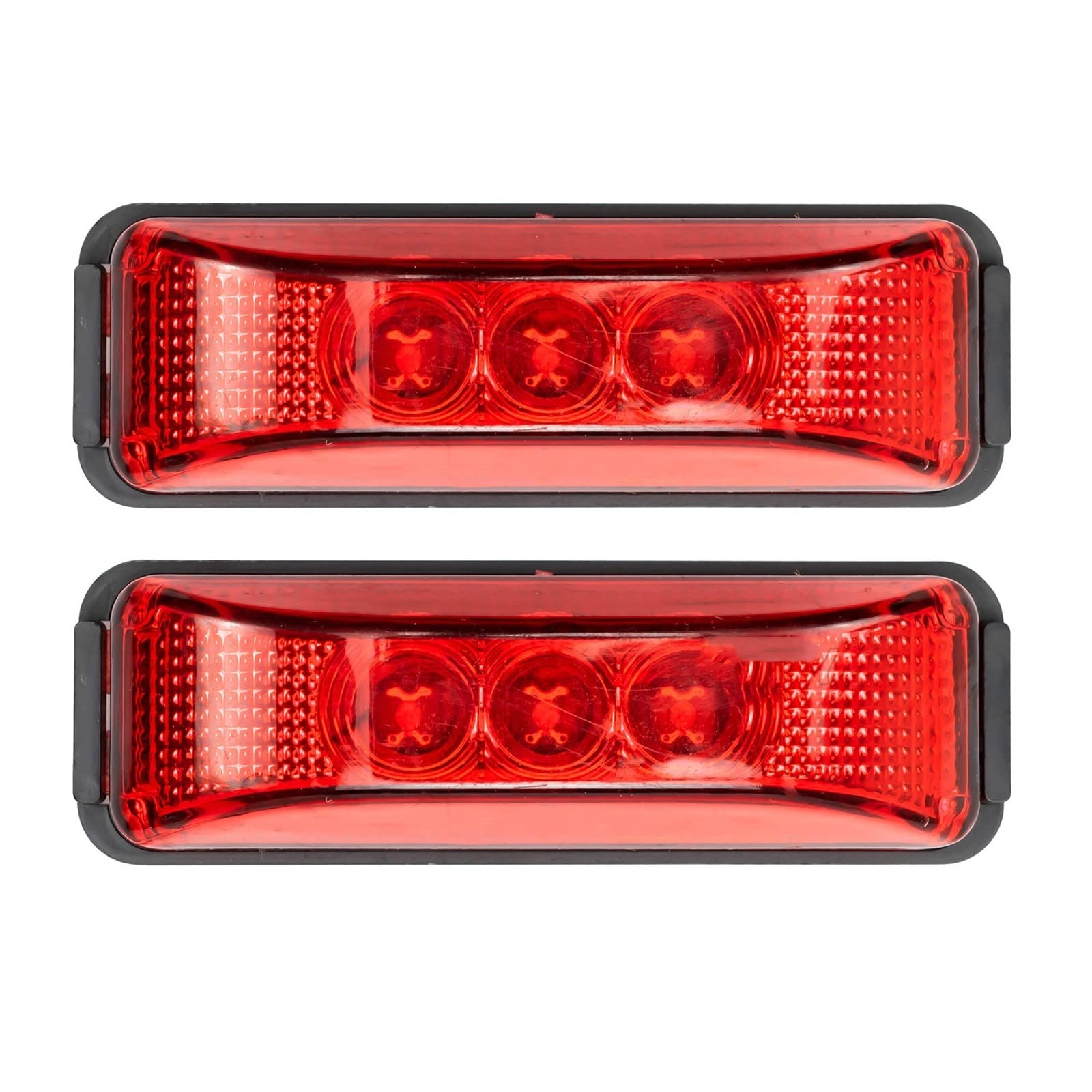 Luces traseras 3 Luces - De Posición Lateral, Lámpara Indicadora, Autobús, Camión, Remolque, Camión, Caravana, 12-24V, Camioneta, Remolque, Guardabarros, Luz Trasera