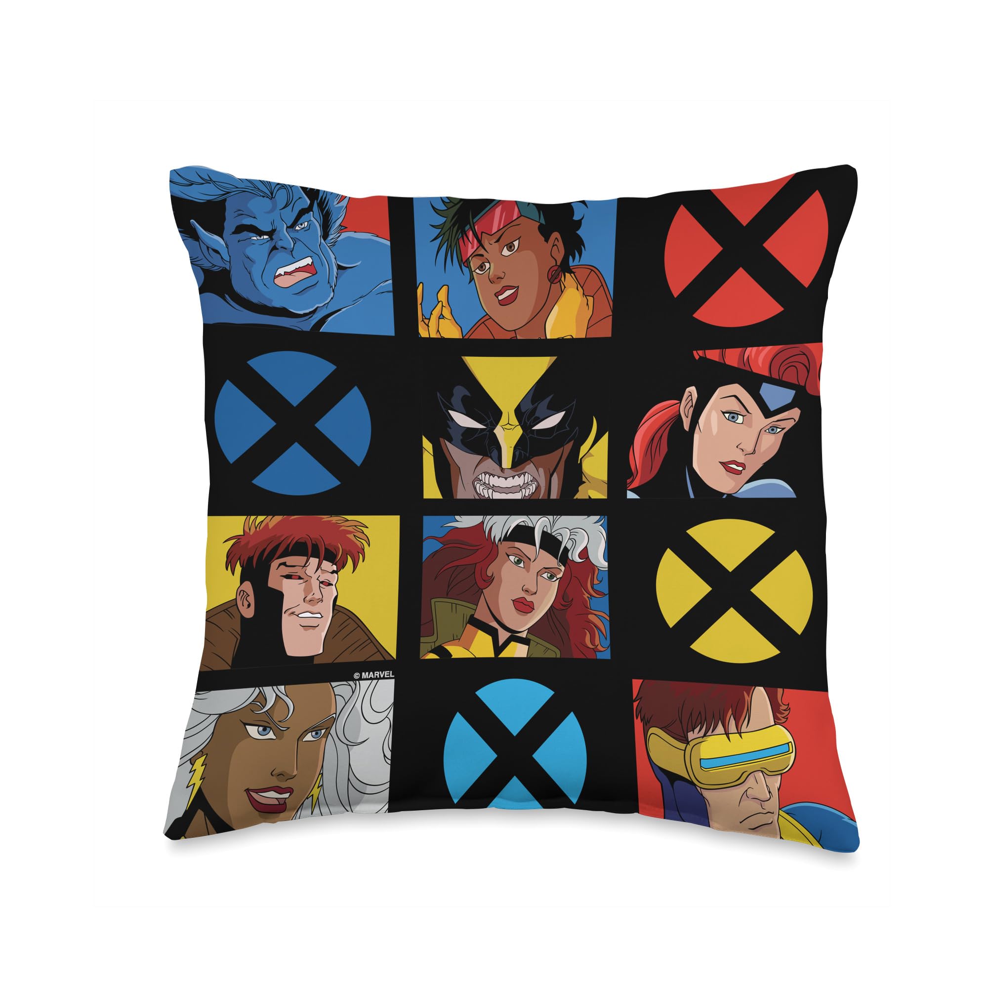 Coussin X-Men Mutant Grid Marvel, une idée cadeau originale pour les fans de comics