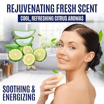 Zinc Soap Bar with Zinc Pyrithione Face & Body Wash for Sensitive Skin | All-Natural Gentle Bath Bar for Oily & Blemish-Prone Skin Daily Exfoliating Face & Body Cleanser for Healthy-Looking Skin