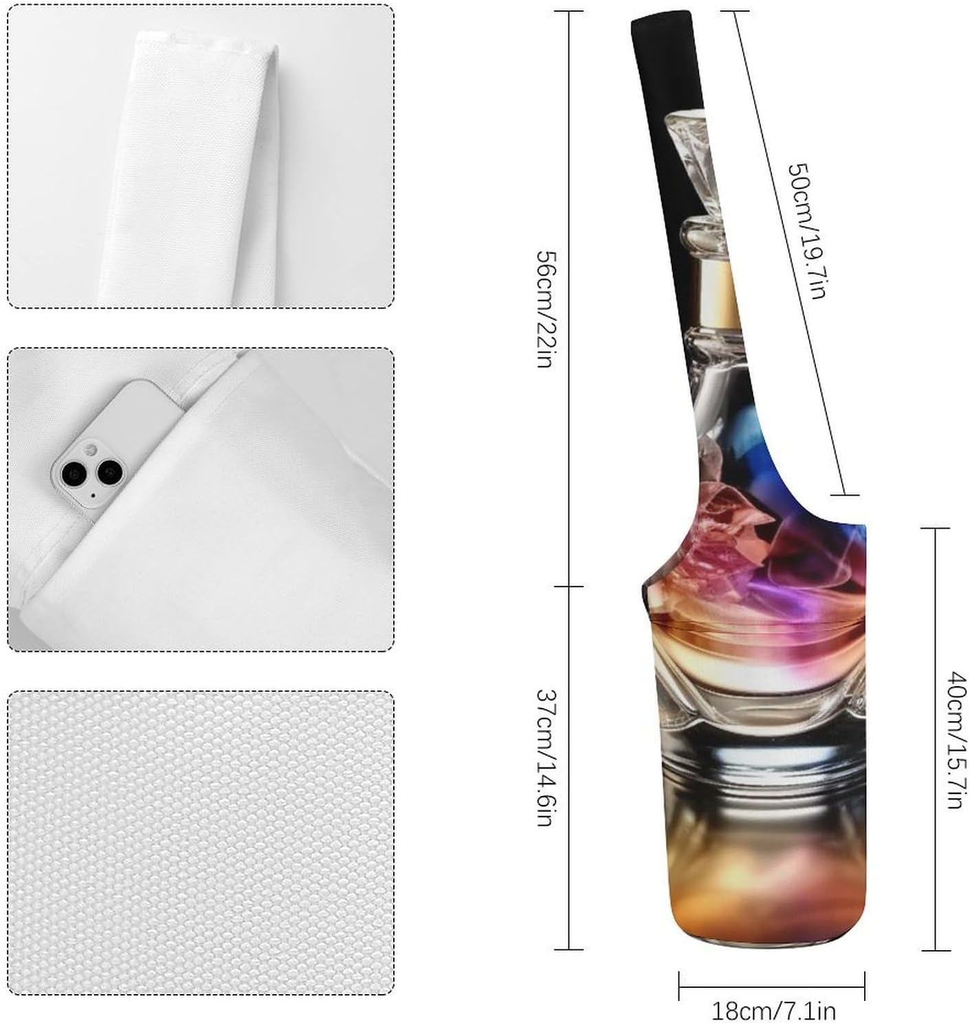Yoga Mat Bag for Women Yoga Mat Carrier Bag with Large Side Pocket Fresh Pineapple Yoga Bag Yoga Gym Bag