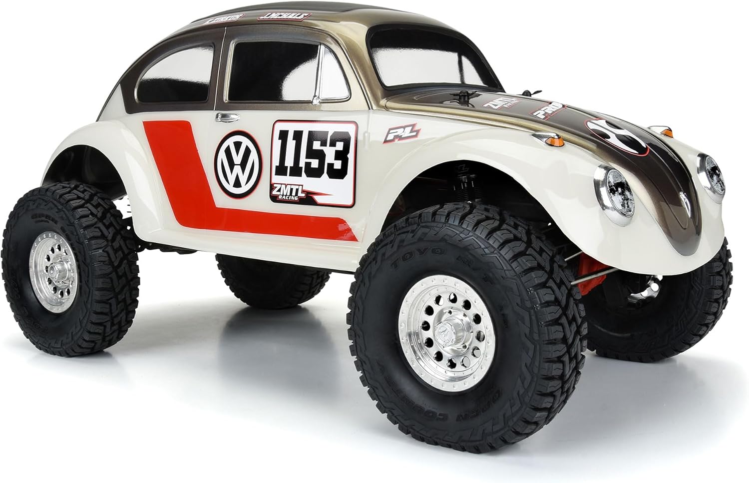 Pro-Line Racing 1/10 Volkswagen Beetle Clr Bdy 12.3 Whlbse Crwlrs PRO359500 Car/Truck Bodies Wings & Decals
