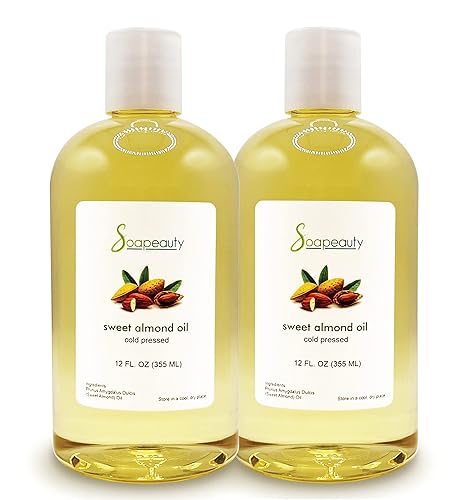 Miniatura 10 de Soapeauty Aceite de almendras dulces prensado en frío refinado  Aceite de almendras dulces 100% puro disponible a granel  Portador para aceites