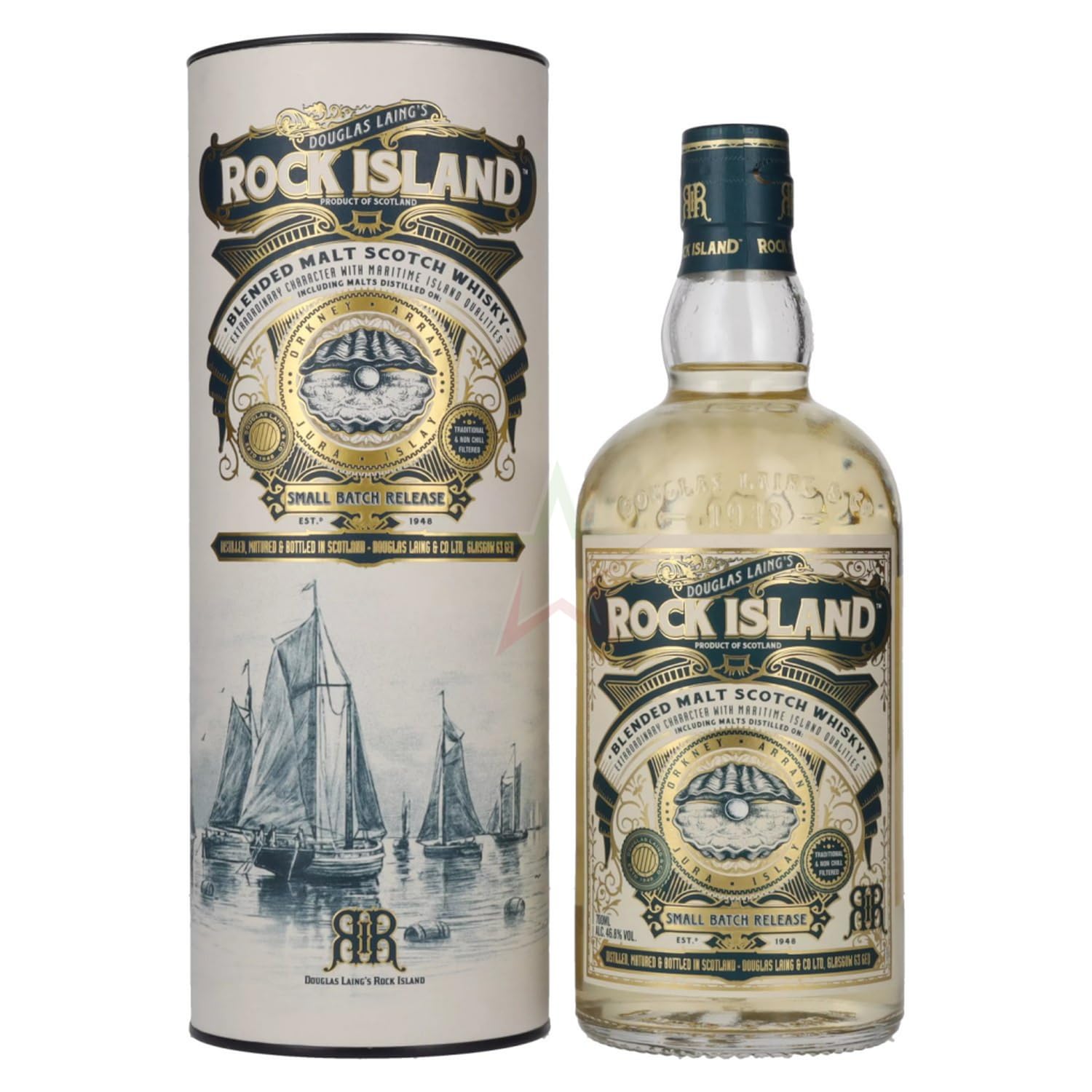 Douglas Laing Rock Island Blended Malt Scotch Whisky 46,80% 0,70 Liter