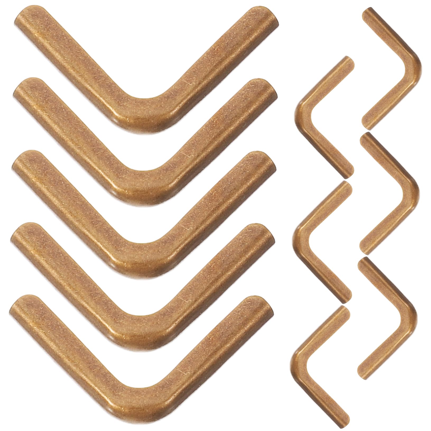 ARTIBETTER 100 Pack Metal Book Corner Protectors for Photo Albums Easy Install Protection