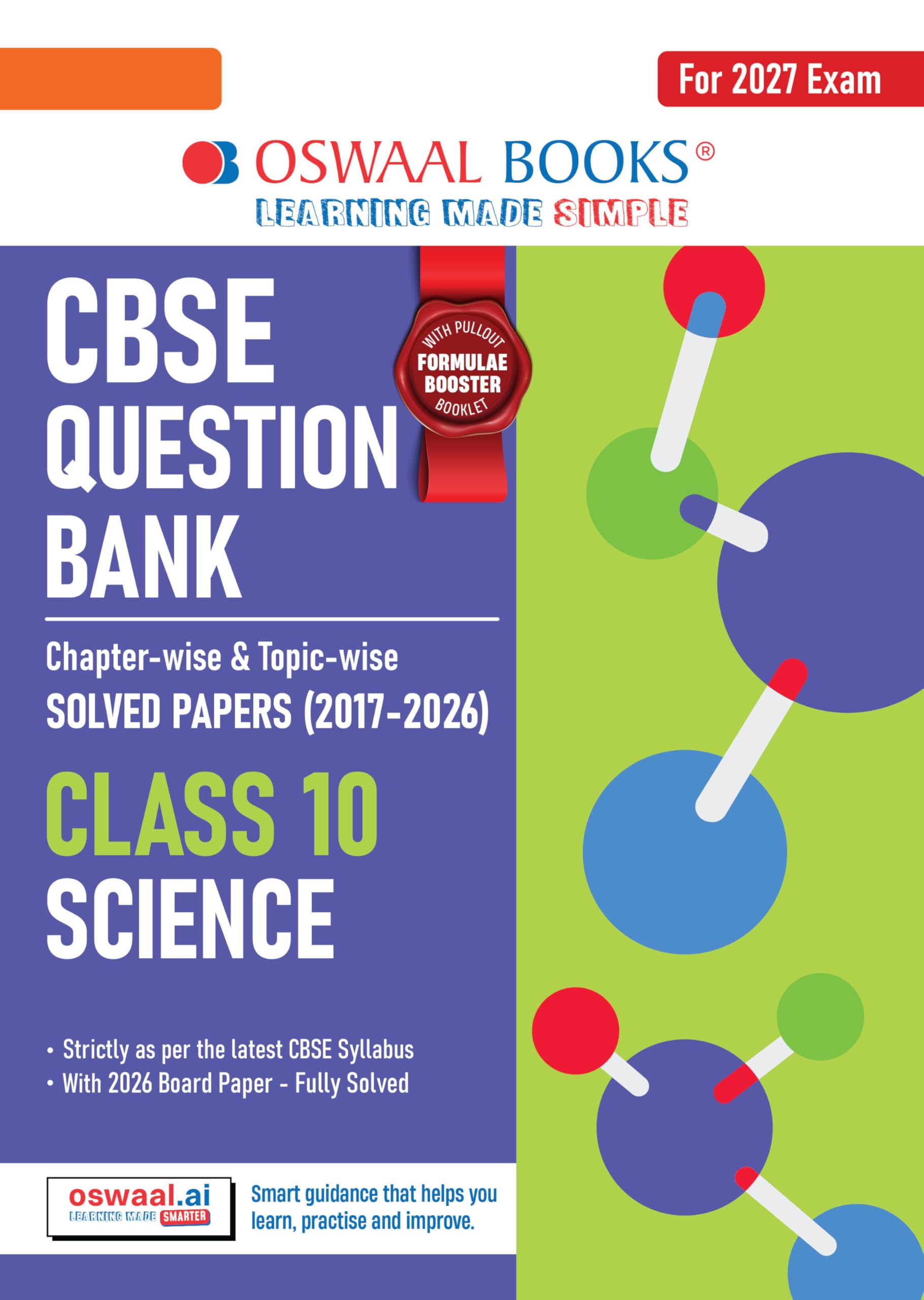 Buy Oswaal CBSE Question Bank for Class 10 Science | Chapter-wise and ...
