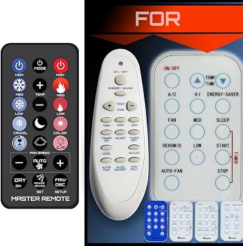 Replacement Air Conditioner Remote Control for The Haier/Amana AC & Comfort aire A/C Remotes Remote Controller Models HW
