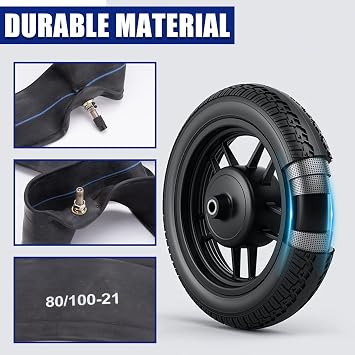 3 mm Thick Motorcycle Inner Tube TR4 Valve 90/90-21 or 80/100-21