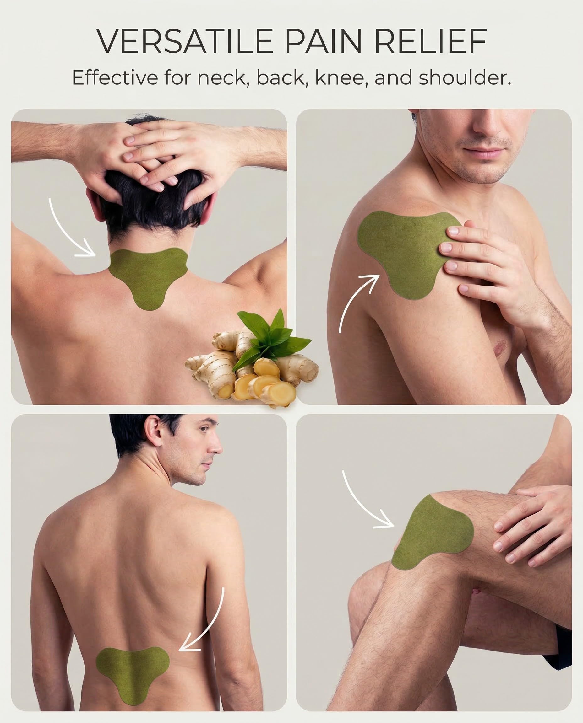 GRETY 36 Pezzi Cerotti Autoriscaldanti, Patch Riscaldanti Naturali per Schiena Collo Spalle, Confortevoli e Traspiranti, Calore Prolungato per Rilassare Muscoli e Sciogliere Tensioni