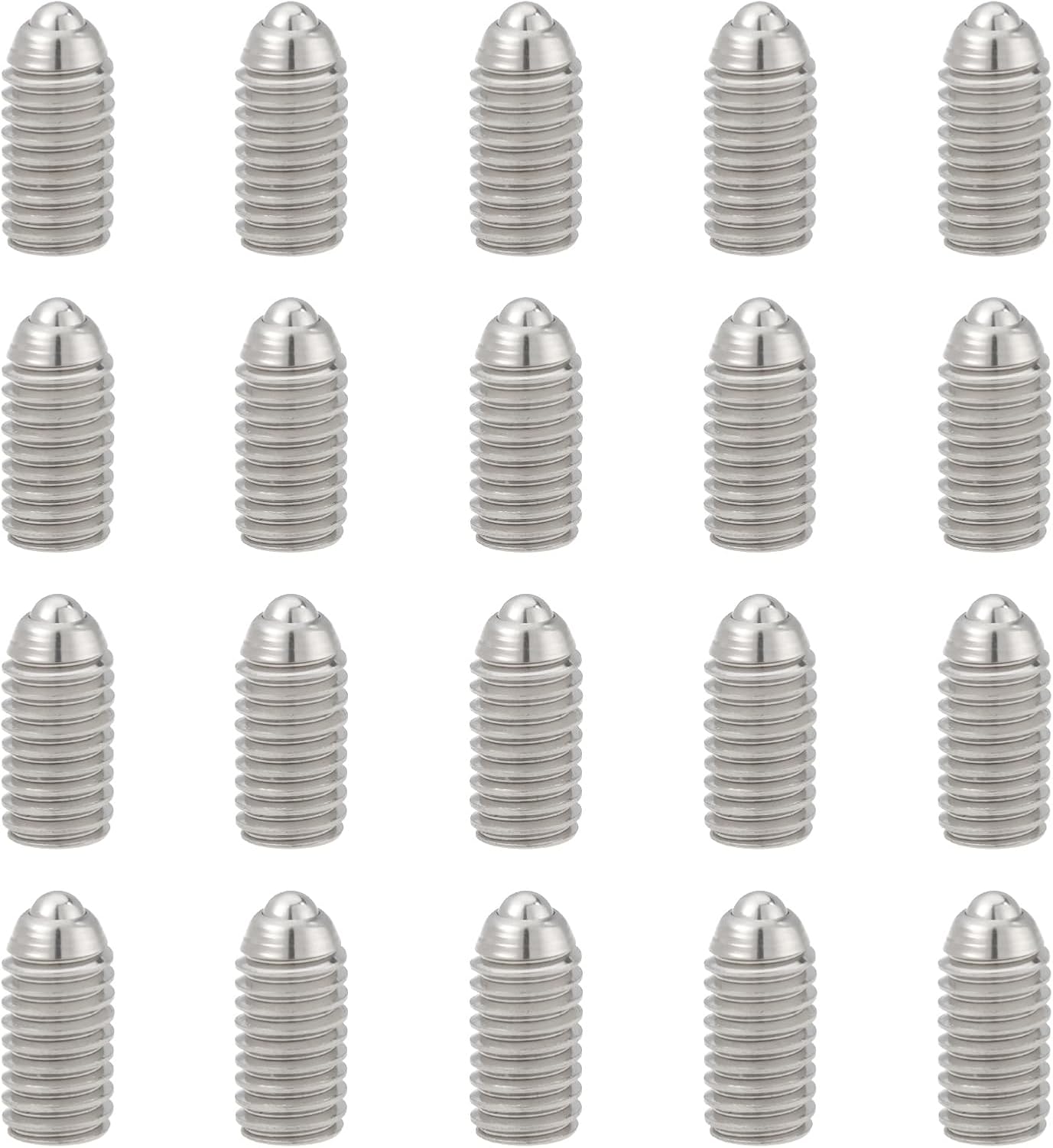 20 Pack Ball Point Set Screws M3 x 6 mm 304 Stainless Steel Compatible with CNC 3D Printers Robotics Fixtures