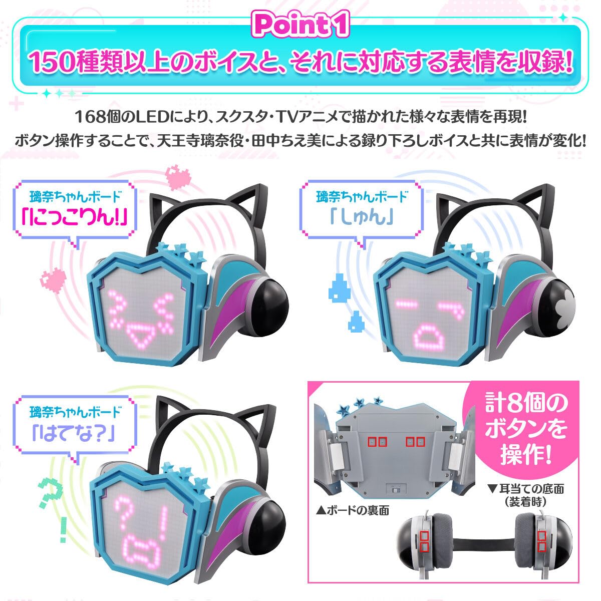 オートエモーションコンバート 璃奈ちゃん ボードラブライブ 虹ヶ咲 