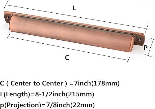 Miniatura 174 de khtumeware - Paquete de 10 pomos redondos de 1 pulgada (25 mm) de diámetro, acabado de latón antiguo, pomos de bola para alacena