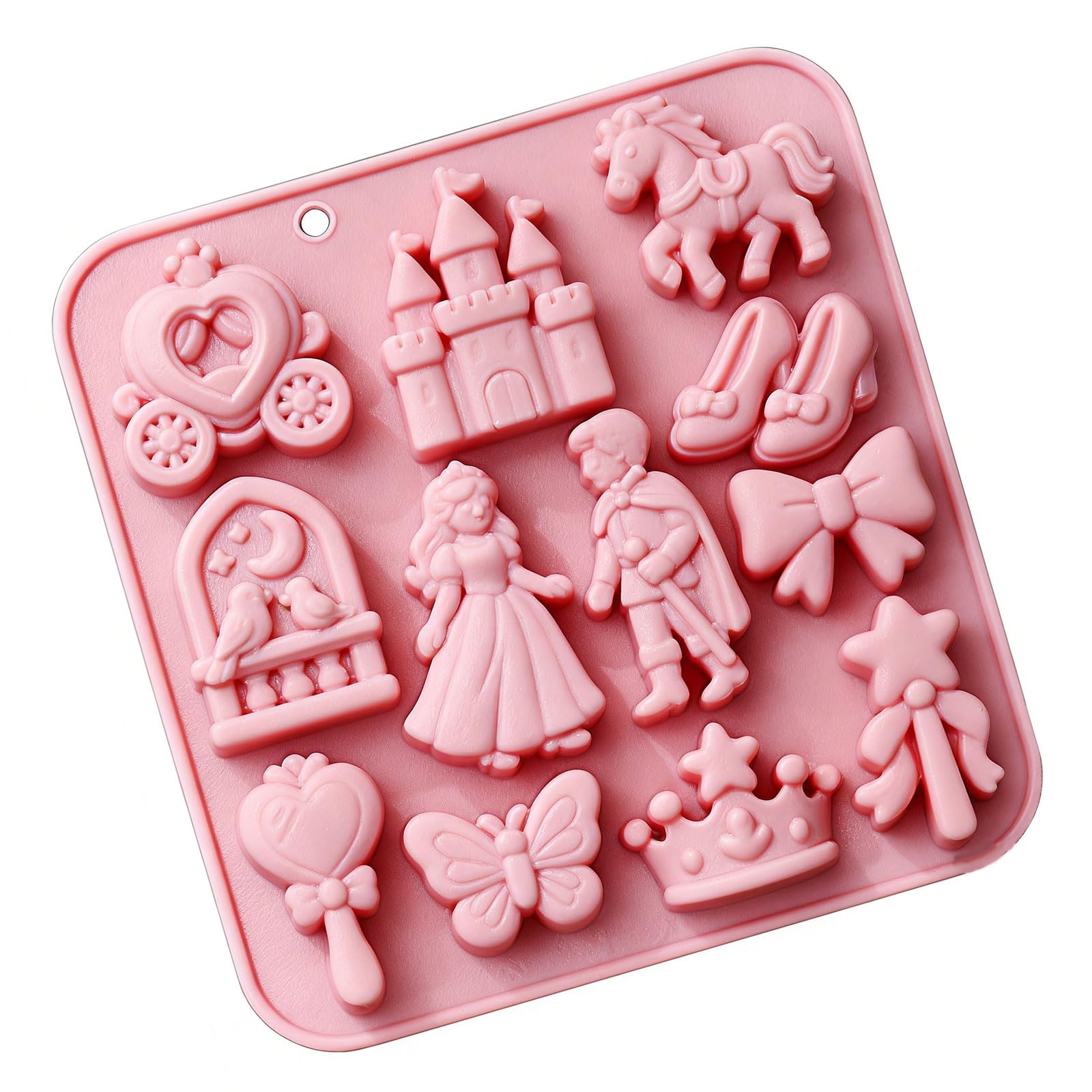 Xjdzineq Multipurpose Princess Silicone Suitable for Chocolate Ice and Soap Making Silicone Baking