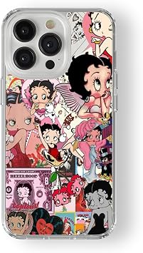 Multitronic iPhone 16 Pro Max Uyumlu Betty Boop Tasar m Bask l   effaf K l f