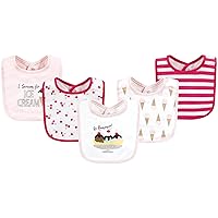 Vista 92 de Hudson - Babero unisex de algodón para bebé, baberos de algodón, talla única , Cactus rosa