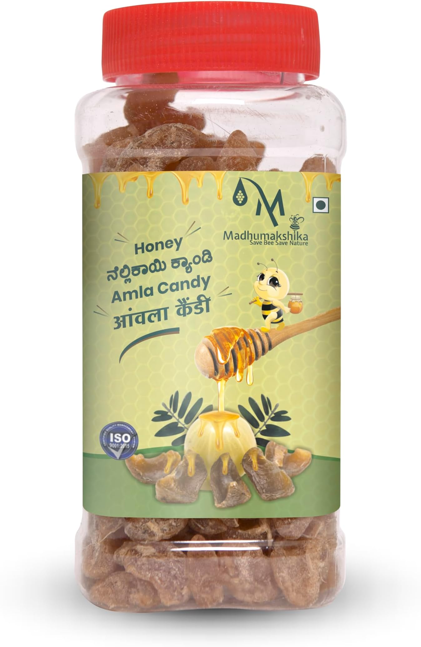 Madhumakshika Natural Amla Candy | Sweet & Tangy | Rich in Vitamin C | Immunity Booster & Digestive Aid | Healthy Snack for All Ages | 250g Pack