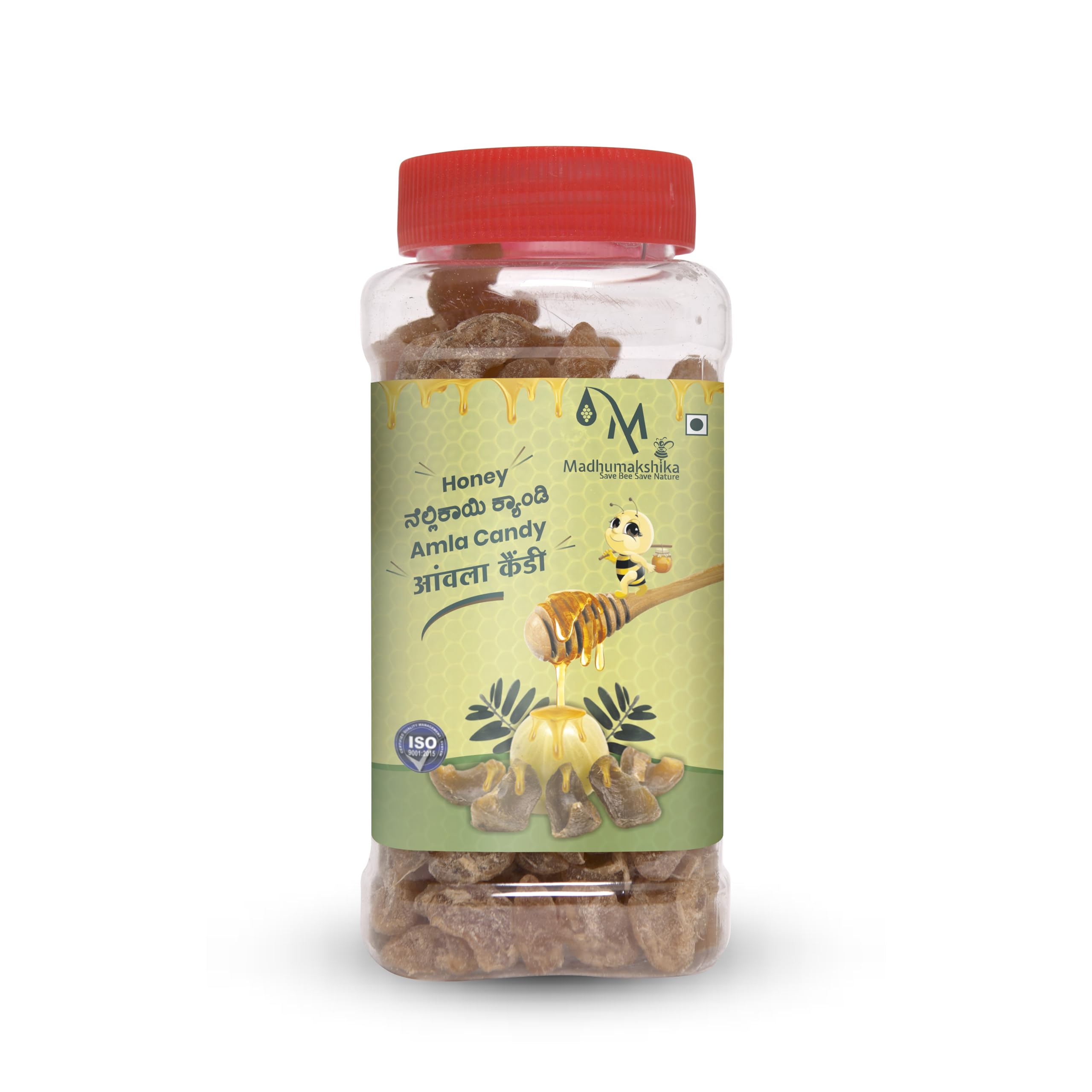 Madhumakshika Natural Amla Candy | Sweet & Tangy | Rich in Vitamin C | Immunity Booster & Digestive Aid | Healthy Snack for All Ages | 250g Pack