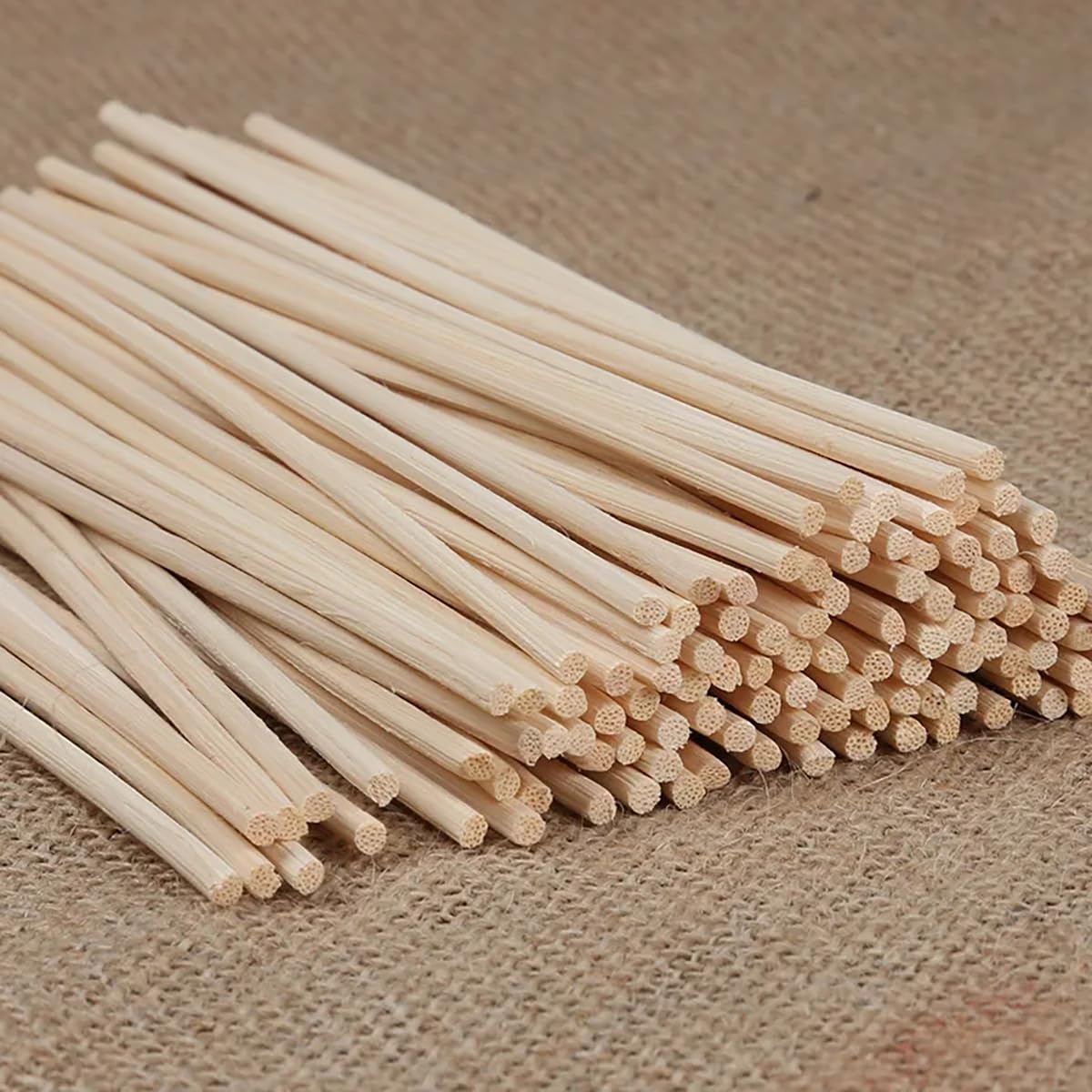 30 Bastoncini Per Diffusori, 30 Cm, In Legno Naturale, Rattan