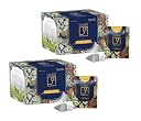 Dabri Kashmiri Kahwa Green Tea 16 Pyramid Dip Tea Bags|Pack of 2 x 16 Bags Each|Natural & Original Flavour of kesar|Blended with Saffron,Almonds,Spices|Improves Digestion & Blood Circulation gallery image