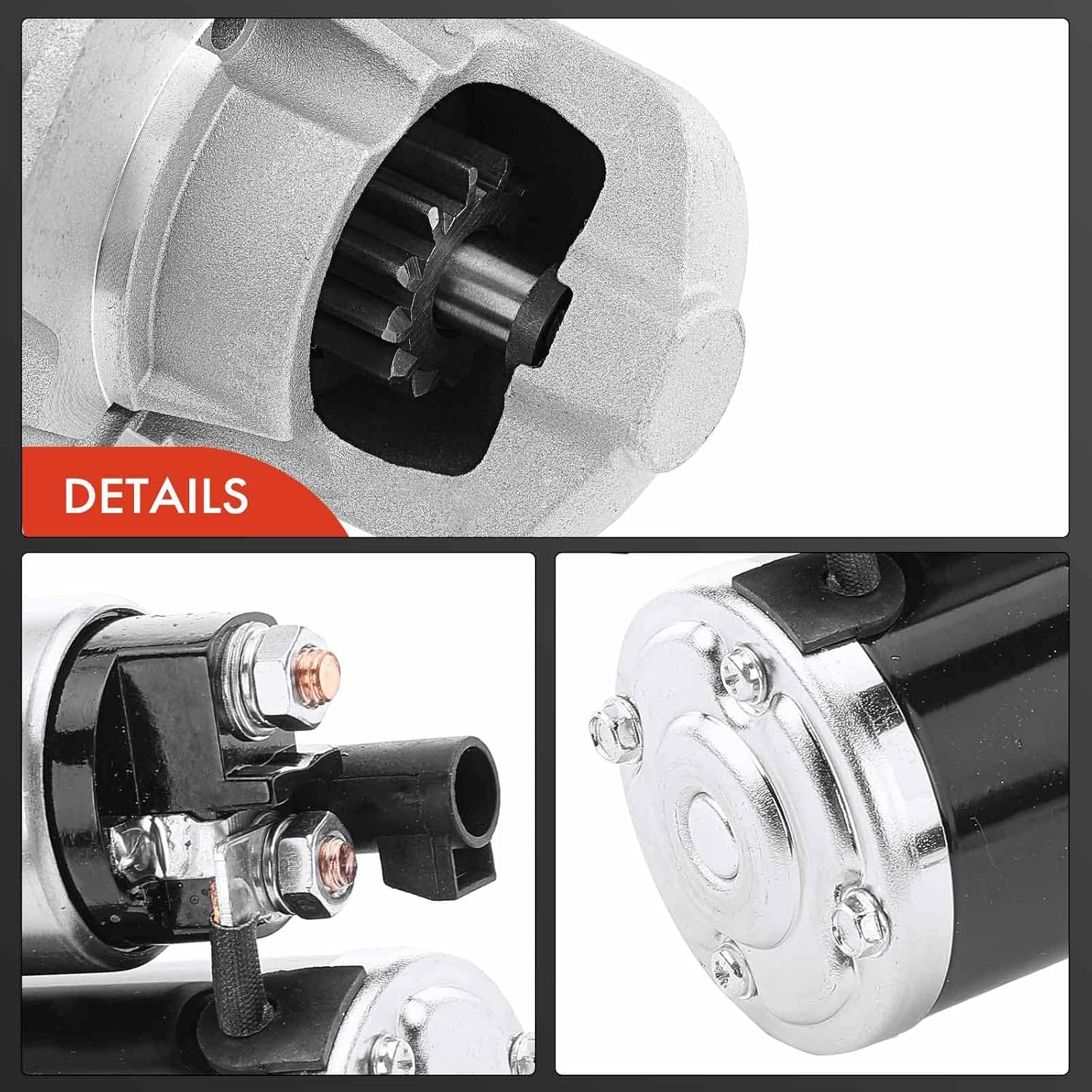 A-Premium Starter Motor Compatible with Chevy Equinox 2008-2017, Malibu, Traverse 2009-2017, Impala 2012-2020 & GMC Terrain 2007-2016, Acadia & Buick Enclave, LaCrosse & Cadillac SRX XTS, 3.0L 3.6L