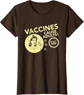 Funny Pro Vaccination T Shirt Vaccines Cause Adults Gift T-Shirt