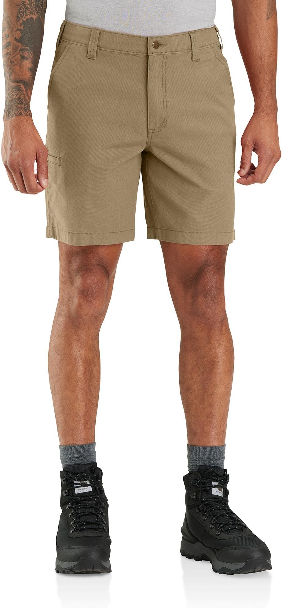 Men's Rugged Flex Relaxed Fit 8in Canvas Work Short