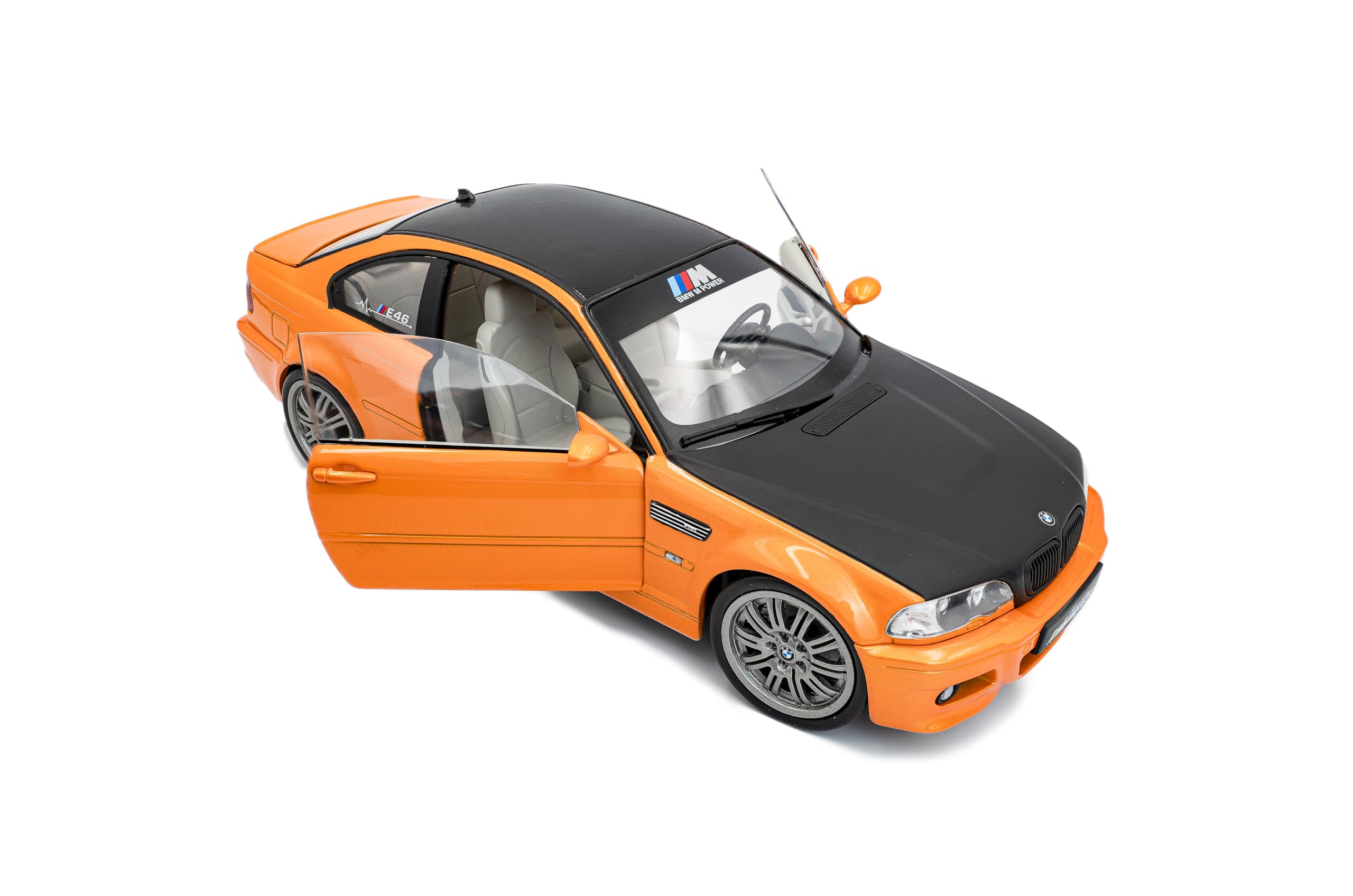 Amazon.com: Solido Works 1:18 Scale BMW E46 M3 Coupe Orange 2000