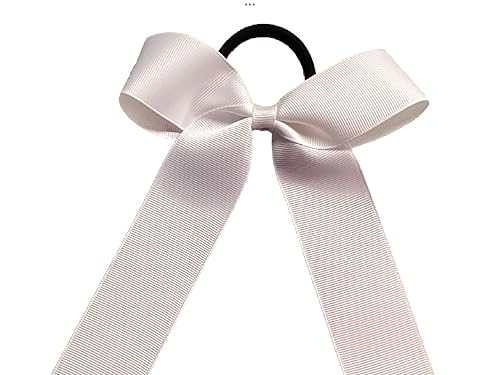 CollegiateLong Tail Cheer Bows - ALL COLORS AVAILABLE (White)