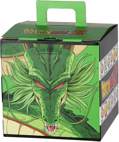 Miniatura 2 de Dragon Ball Z Shenron - Juego de taza de café de 16 onzas con posavasos, ambientador, imán automático