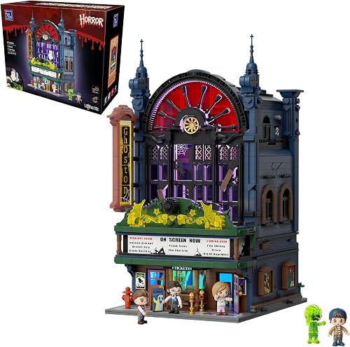 PANTASY Ghost Cinema Building Set for Adults, Light-Up Go… - 1