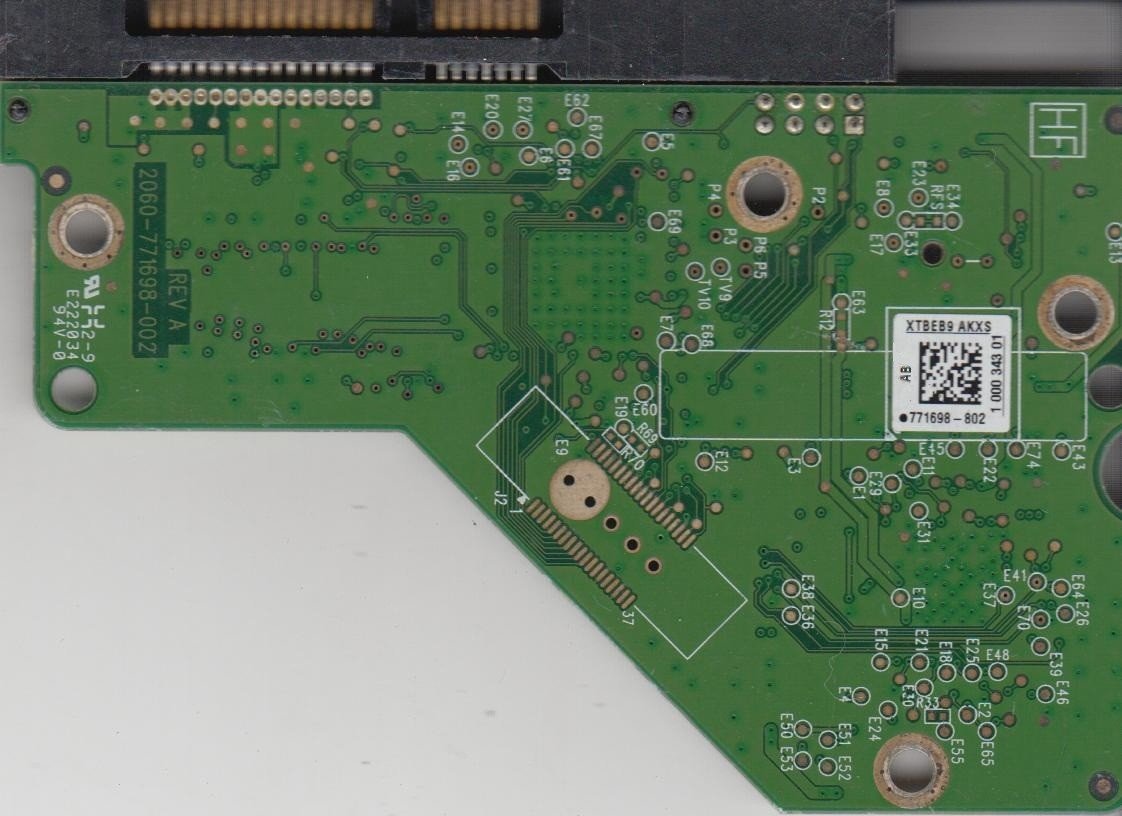PCB Contrôleur WD20EARX-22PASB0 - 2060-771698-002 - Pièce Détachée Pour Disque Dur Western Digital