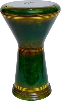 Sombaty LUX Darbuka Doumbek, Forest Gold, Pro Sound, Free Case & Skin