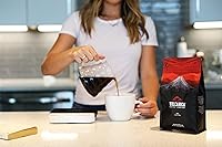 Vista 4 de Café mexicano, tostado oscuro, molido, orgánico USDA, reserva, tostado fresco, Kosher, 16 onzas