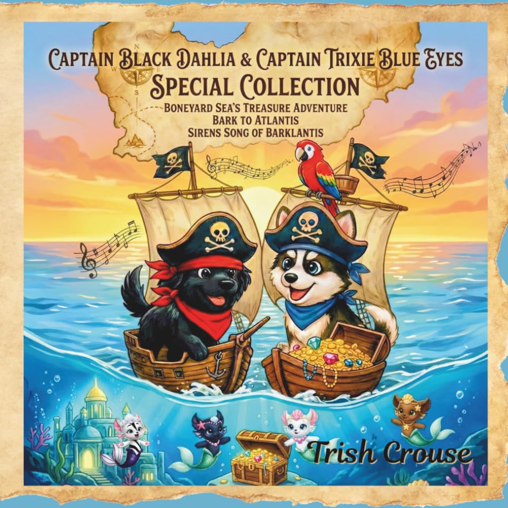 Special Collection Captain Black Dahlia & Captain Trixie Blue Eyes (Pirate Pup Treasure Adventures)