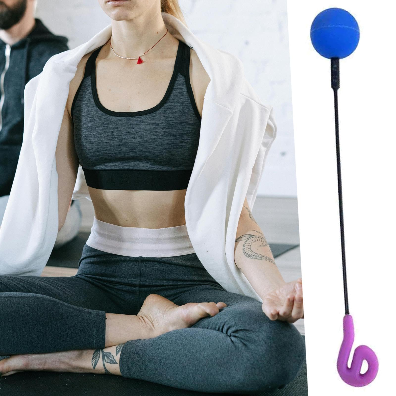 Oshhni Gong Mallet para Percusión de Gongs Diseñado para Sonidos de Ballenas Fabricado en Goma Resistente Adecuado para Sesiones de y