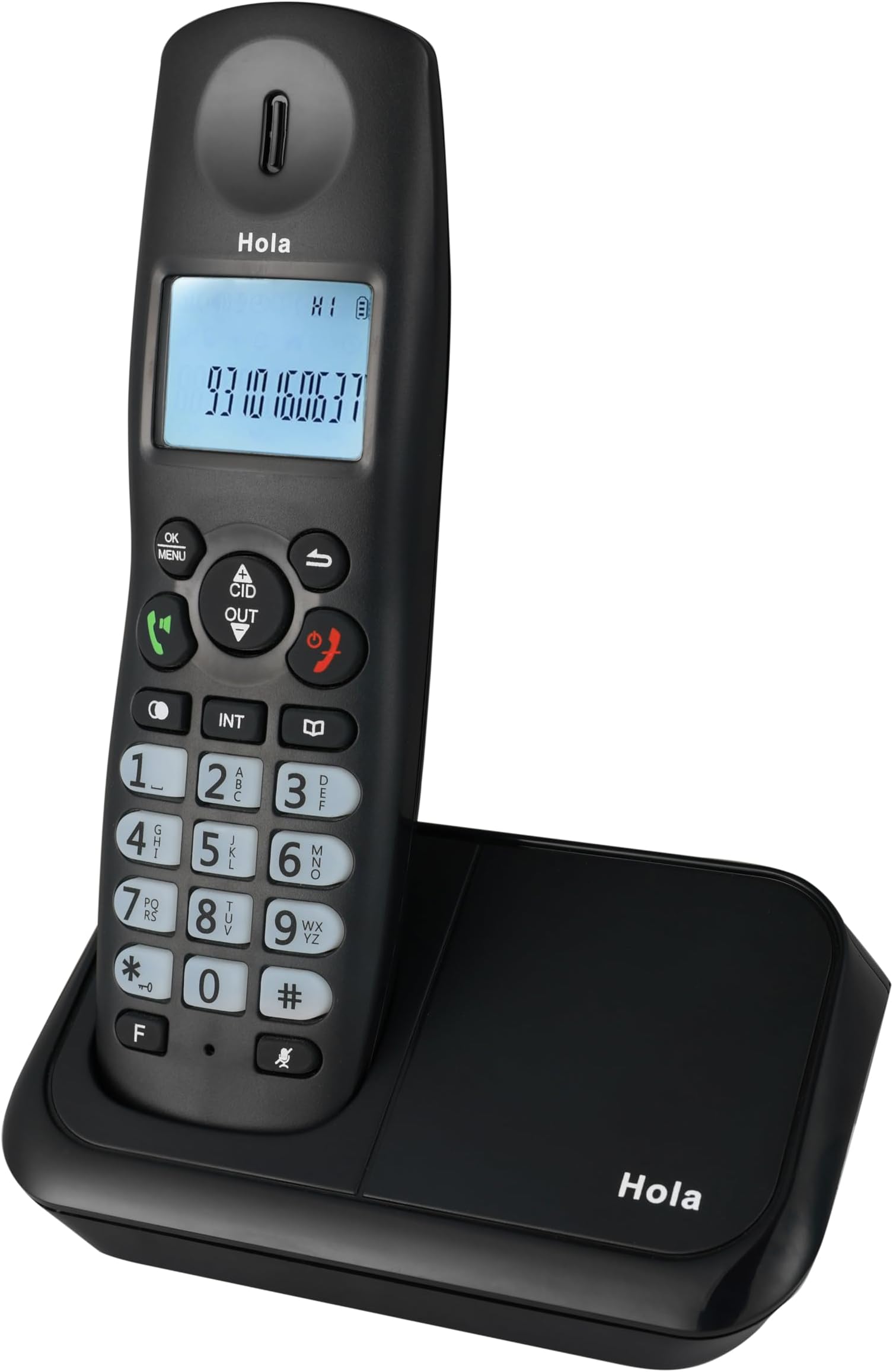 Tc 700 Expandable 2.4Ghz Cordless Landline Phone with Caller ID Display, Stores 50 Contacts, Upto 8Hrs of Talk Time, Solid Build Quality, Alarm Function, Mute & Flash Function