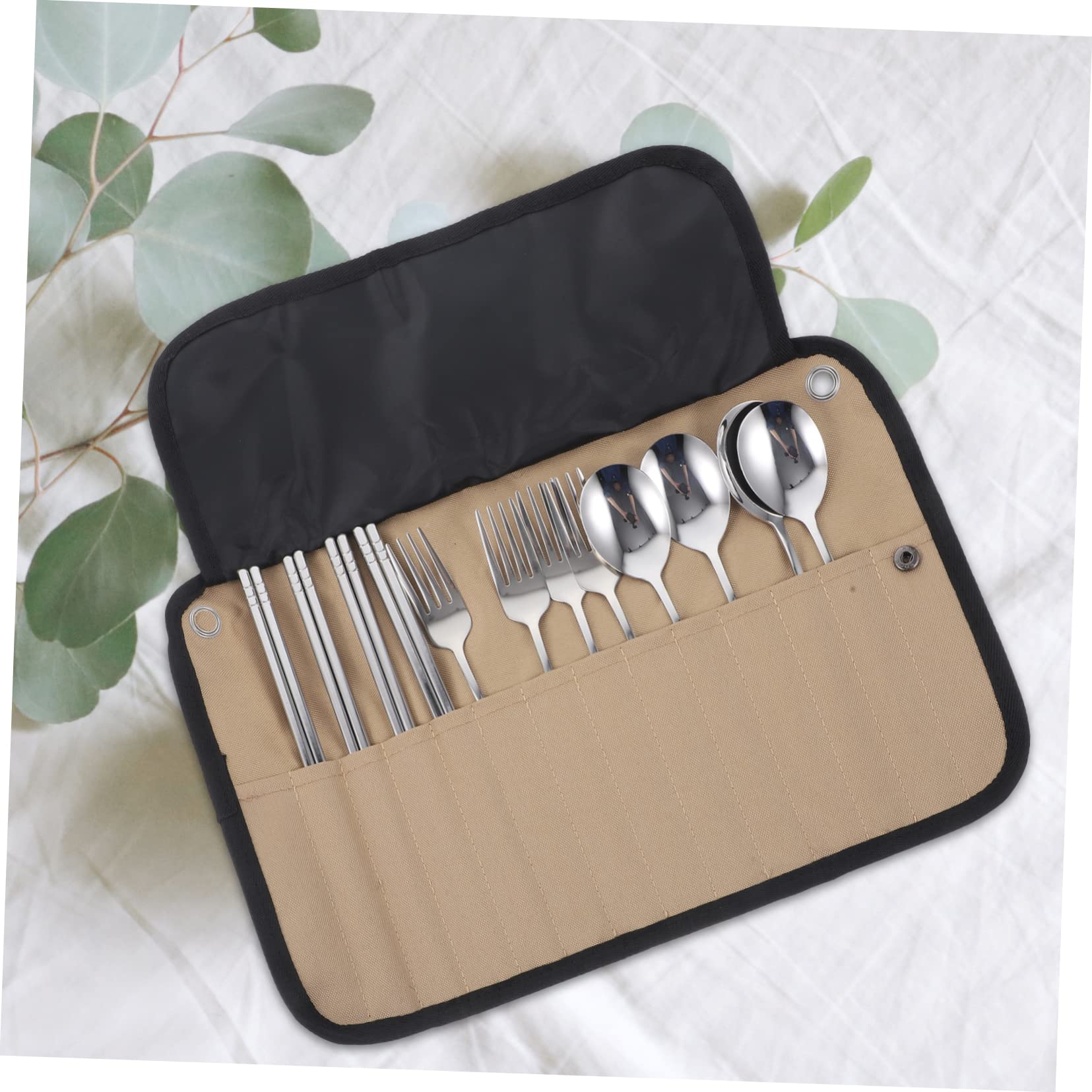 Happyyami 1set Utensili Nylon Kit Portatile Per Picnic Organizer Per Escursioni e Attività Outdoor Include Bacchette e Barbecue