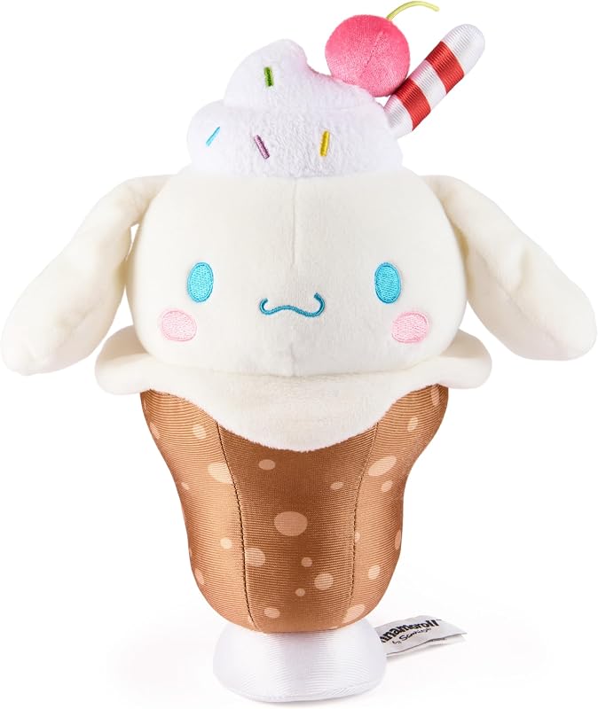 GUND Sanrio Cinnamoroll Root Beer Float Juguete de peluche de 8 pulgadas para mayores de 1 año | Promueve emocionantes juegos de roles de personajes, descubrimiento sensorial temprano y narración creativa de la cultura pop; Peluche suave y coleccionable.