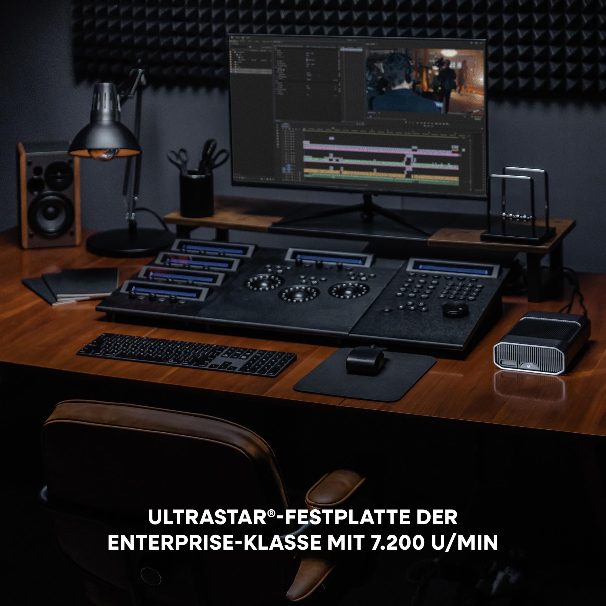 SanDisk Professional G-DRIVE PROJECT 12 TB (Festplatte mit großer Kapazität, Thunderbolt 3, USB (10 Gbit/s), 7.200 U/min Ultrastar-Festplatte, bis zu 250 MB/s) 5 Jahre Garantie