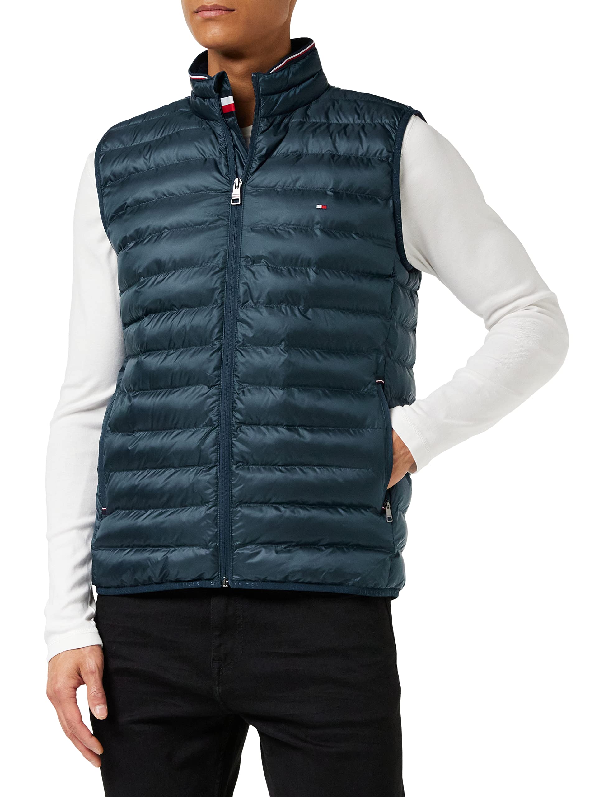 Tommy Hilfiger Herren Packable Recycled Vest Jacke