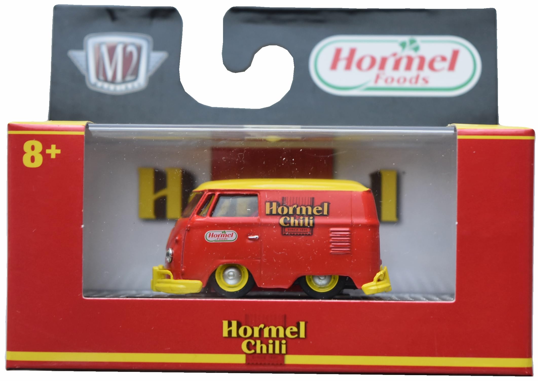 M2 Machines1960 VW Delivery Van, red/Yellow