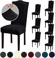 Vista 116 de Juego de 6 fundas elásticas para sillas de comedor, extraíbles y lavables, para sillas de comedor, hotel, ceremonia