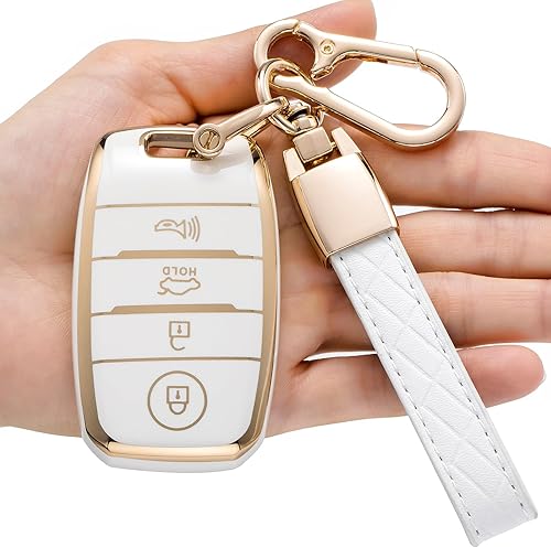 Miniatura 1 de Funda para llavero Kia de TPU suave, compatible con Rio Optima Soul Sportage Sorento Carens