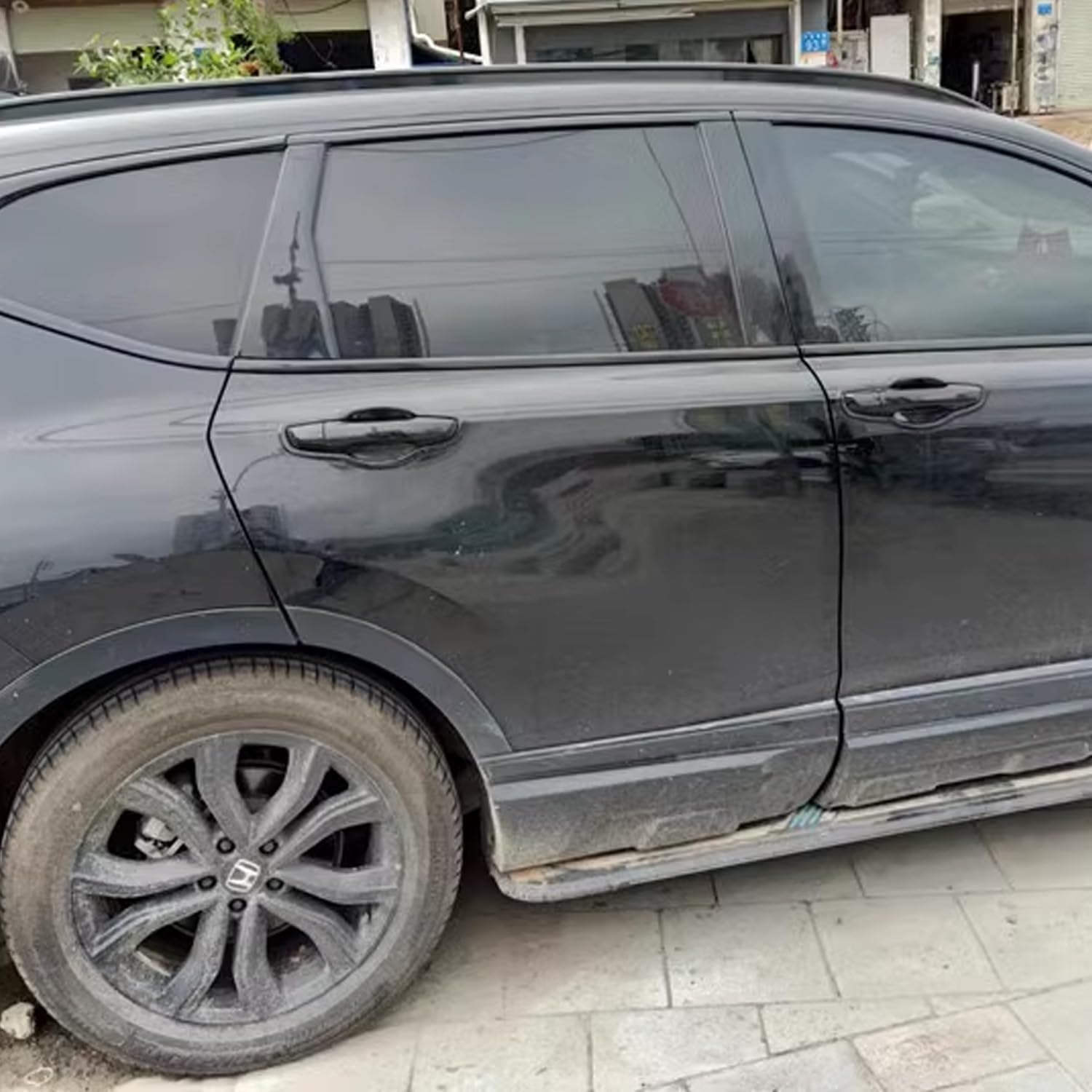 Car Accessories Compatible with Honda CR-V CRV 2022 2021 2020 2019 2018 2017 Window Pillar Posts Trim Molding Middle B C Sills Cover 6PCS Stainless Steel Black