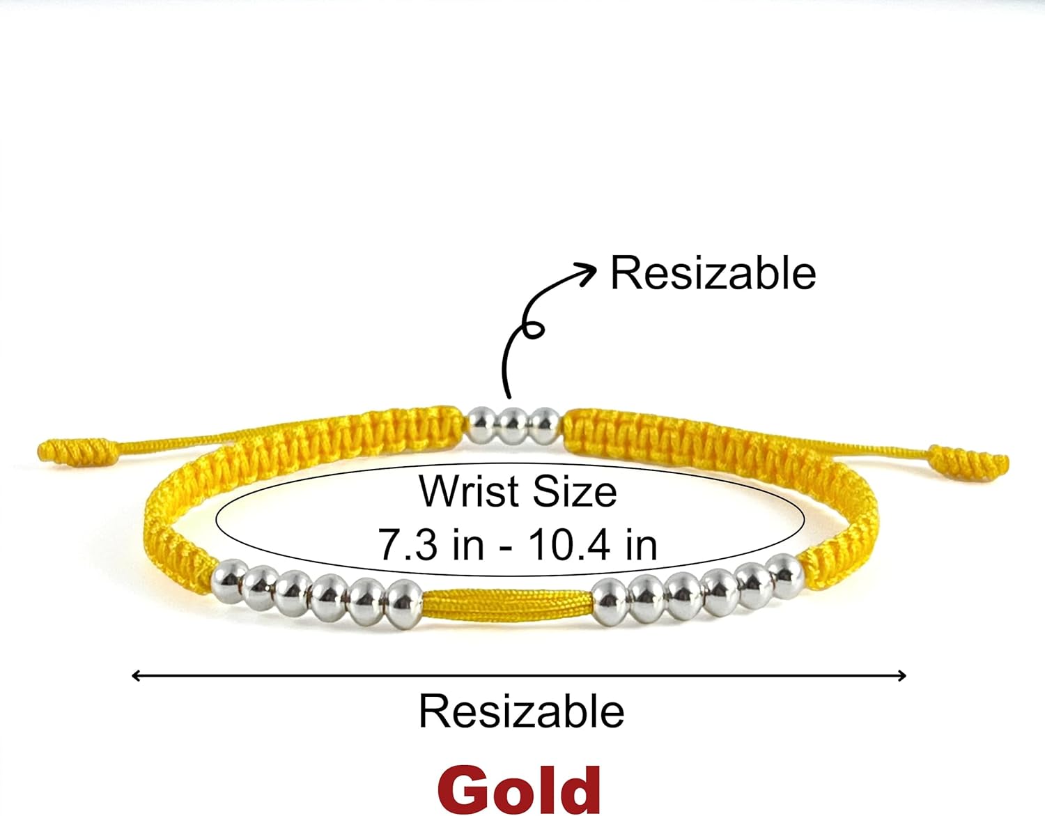 15 Beads Sterling Silver Golf Scorekeeper Bracelet for Women—12 Scoring Beads Graceful Handmade Braided Adjustable Swing Counter—Premium Golf Enthusiasts Gift Accessory Durable and Stylish - Image 6