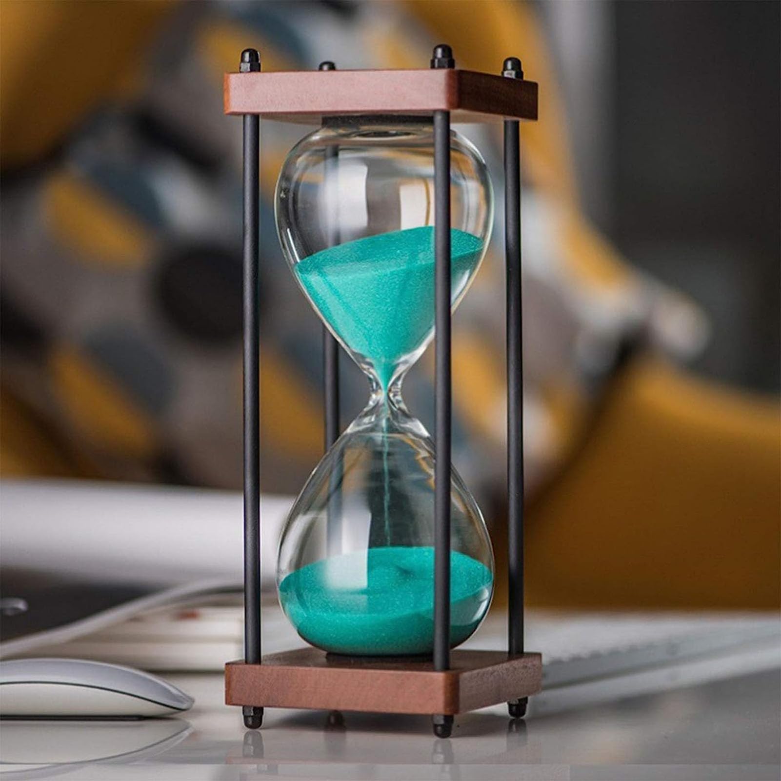 Minuteur sablier en verre pour sublimer votre décoration de bureau à domicile